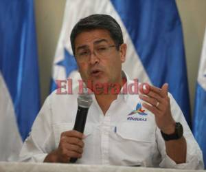 Juan Orlando Hernández, presidente de Honduras. (EL HERALDO)