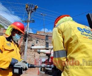 La Empresa Energía Honduras ha operado durante cinco años en el país para reducir las pérdidas de energía. Foto: El Heraldo