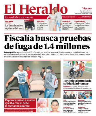 Fiscalía busca pruebas de fuga de 1.4 millones