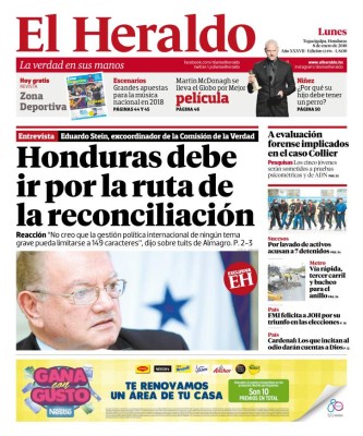 Honduras debe ir por la ruta de la reconciliación