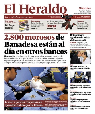 2,800 morosos de Banadesa están al día en otros bancos
