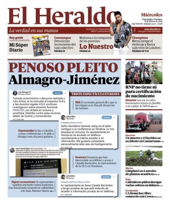 Penoso pleito Almagro-Jiménez