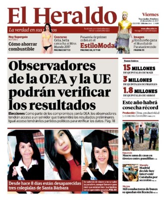 Observadores de la OEA y la UE podrán verificar los resultados