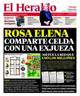 Rosa Elena comparte celda con una exjueza