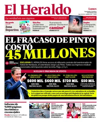 El fracaso de Jorge Luis Pinto costó 45 millones