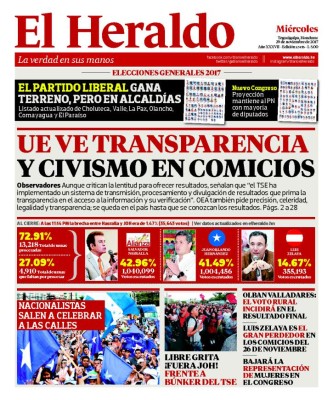 UE ve transparencia y civismo en comicios