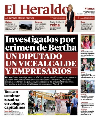 Investigados por crimen de Bertha: Un diputado, un vicealcalde y empresarios