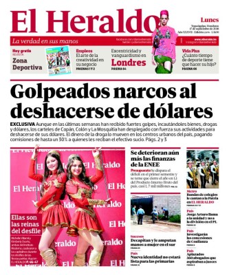 Golpeados narcos al deshacerse de dólares