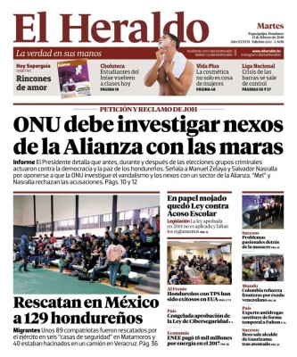 ONU debe investigar nexos de la Alianza con las maras