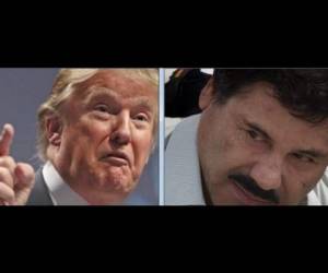 La supuesta cuenta en Twitter donde el 'Chapo' amenaza a Trump.