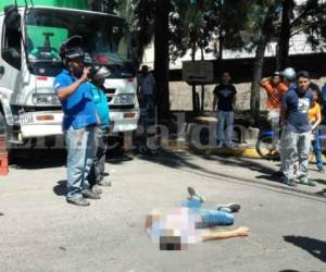 El fallecido fue identificado como Jair Castillo (Foto: El Heraldo Honduras/ Noticias de Honduras).