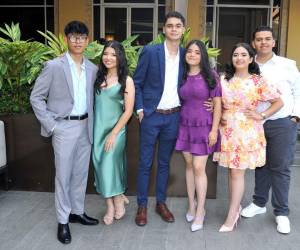 Javier Meneses, Nathalie Orellena, Ángel Solano, Dominique Cruz, María Matamoros y Carlos Díaz.