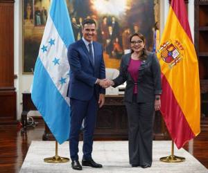 La presidenta Xiomara Castro ha estado en España y ya ha sostenido reuniones con el rey Felipe VI y el presidente Pedro Sánchez.