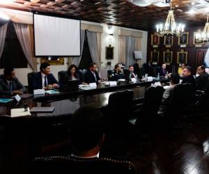 La sesión del Consejo Nacional de Defensa y Seguridad (CNDS) realizada en Casa Presidencial.