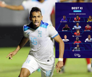 Dentro del listado aparece el nombre de Edwin Rodríguez, quien fue uno de los jugadores más destacados de Honduras.