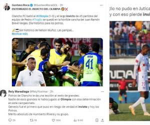 Olimpia no pudo mantener más su invicto en el fútbol hondureño. 45 partidos duró sin perder. Olancho FC fue el equipo que lo logró derrotar y los medios y periodistas opinan sobre el juego