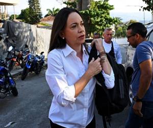 El fiscal general de Venezuela acusó el 20 de marzo a la líder de la oposición María Corina Machado de participar en “acciones desestabilizadoras” destinadas a fomentar un levantamiento.