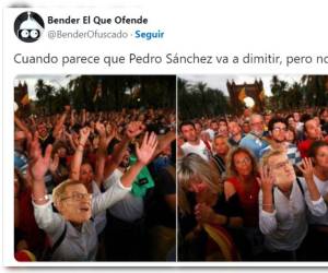 El presidente del Gobierno español, Pedro Sánchez, anunció que seguirá al frente del Ejecutivo tras cinco días de reflexión y silencio por el acoso personal que dice sufrir de la oposición luego del escándalo que involucró a su esposa. Sus detractores lo acusan de burlarse del país y su decisión ha dejado una lluvia de memes.