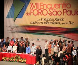 El Foro de Sao Paulo es la organización internacional que aglutina a partidos de izquierda de América Latina.