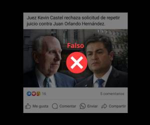 Captura de pantalla a una publicación de Facebook realizada el 15 de abril de 2024.