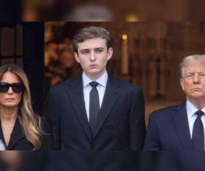 Barron Trump es el hijo menor de Melania y Donald Trump.