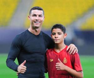 El hijo de Cristiano Ronaldo en la sub 13 del Al Nassar.