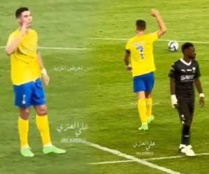 La furia de Cristiano Ronaldo luego de empate en el último minuto del Al Nassr ante Al-Hilal