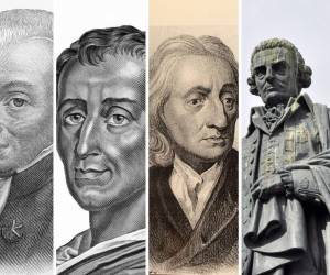 Immanuel Kant y Montesquieu fueron filósofos de la Ilustración, John Locke es considerado el “padre del Liberalismo Clásico” y Adam Smith fue uno de los mayores exponentes de la economía clásica y de la filosofía de la economía.