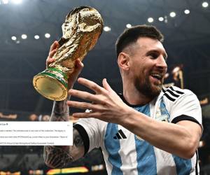 Lionel Messi consiguió levantar la Copa del Mundo con la selección argentina en el Mundial de Qatar 2022.