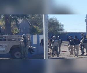 El operativo del Ejército mexicano se realizó dentro del hotel.