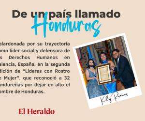 “Líderes con rostro de mujer” reconoce en Valencia, España, a 32 hondureñas por su labor social