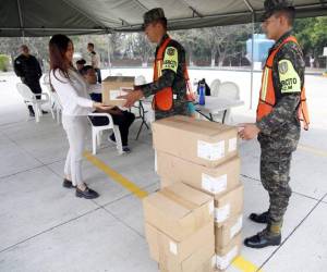 En el Campo de Parada Marte se están recibiendo los donativos y también en las instalaciones de la UNAH.