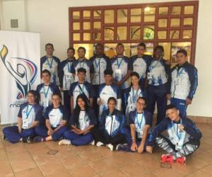 La delegación de Tae Kwon Do cosechando medallas en Managua 2017.