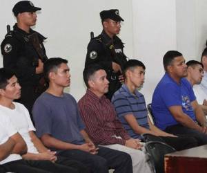 El juez Julio César Arias ordenó cárcel para seis hondureños, un guatemalteco y dos nicaragüenses.