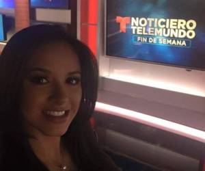 La periodista hondureña Ana Jurka labora como presentadora en un programa de deportes de la cadena televisiva Telemundo.