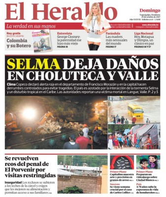 Selma deja daños en Choluteca y Valle