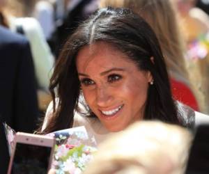 La tercera aparición pública de Meghan Markle fue junto a la reina Isabel II, abuela de su esposo, el príncipe Harry.