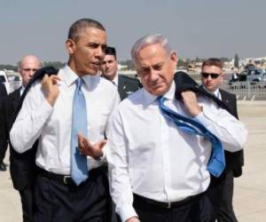 Barack Obama con el primer ministro israelí Benjamin Netanyahu (Foto: AFP/ El Heraldo Honduras/ Noticias de Honduras)