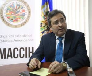 Juan Jiménez es el vocero de la Maccih, quien tiene 18 meses de estar trabajando en varios casos de corrupción en el país.