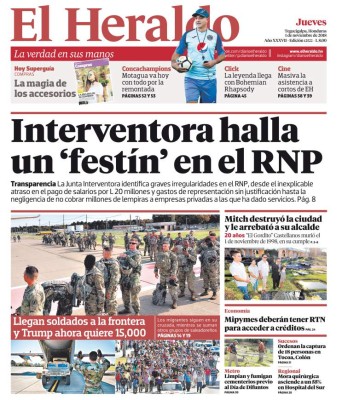 Interventora halla un 'festín' en el RNP