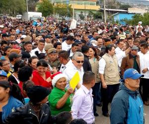 Marcha por una Navidad en Paz. (Foto: Pedro Membreño)