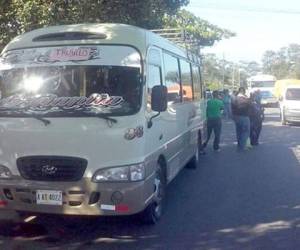 La unidad de transporte que conducía la víctima. (Foto: Twitter)