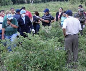 Lugar donde fue encontrado el cuerpo del periodista Herlyn Espinal en La Danta, Santa Cruz de Yojoa.