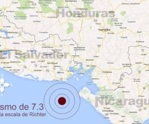 El sismo se ubicó en las costas de El Salvador, en el Golfo de Fonseca. (Infografía: Jorge Izaguirre)