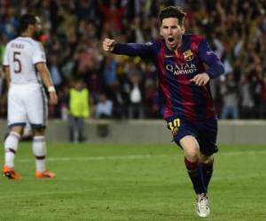 Messi se pone líder en los goleadores de Liga de Campeones
