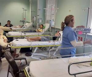 Los niños con 'huesos de cristal' fueron tratados inicialmente en el Hospital Materno Infantil de la capital de Honduras.