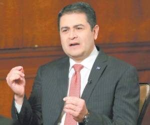 El presidente de la República, Juan Orlando Hernández, ha hecho un llamado a los diputados a votar a favor de la reforma.