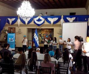 El lanzamiento de la campaña mediática se realizó en Casa Presidencial. (Foto: Pedro Membreño)