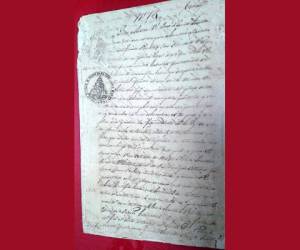 Testamento de José Trinidad Reyes, fundador de la UNAH en 1847, de la cual fue su primer rector.