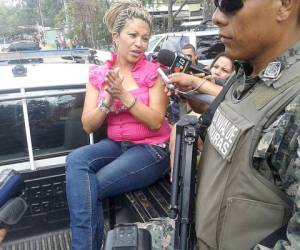 Sandra Carolina Redondo fue detenida este miércoles.